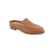 Step into sophisticated style with these Aerosoles Enright women's loafer mules. Click this FOOTWEAR GUIDE to find the perfect fit and more! Step into sophisticated style with these Aerosoles Enright women's loafer mules. Click this FOOTWEAR GUIDE to find the perfect fit and more! FEATURES Modern design Foam footbed for all day comfort Durable rubber outsole Slip-on for easy on and offDETAILS Faux leather upper Synthetic lining and midsole TPR outsole Pointed toe Slip-on Foam footbed 0.75-in. he Elegant Brown Slip-on Slippers, Elegant Slip-on Synthetic Slippers, Elegant Brown Synthetic Slip-ons, Modern Brown Slip-on Flats, Elegant Slip-on Clogs With Rubber Sole, Office Mules With Rubber Sole And Almond Toe, Flat Mules For Office Use In Fall, Flat Mules For Office In Fall, Office Spring Mules With Rubber Sole