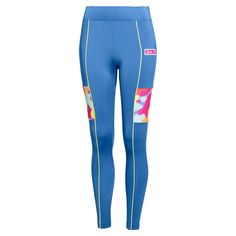 Style: 579686-98 Color: Ultramarine Gender: Womens * Tight Fit * Tapered Ankle Length * Graphic Panel Design On Sides * Contrast Color Stripes Down Front * Elastic Waistband And Cuffs * Puma X Barbie Co-Branded Label On Upper Left Thigh * Shell: 84% Polyester, 16% Elastane Puma Leggings, Womens Puma, Puma Pants, Sitewide Sale, Mens Crew Socks, Puma X, Barbie Collection, Margot Robbie, Barbie Girl