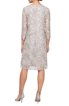 Alex Evenings Embroidered Overlay Cocktail Dress | Nordstrom Cocktail Dress Nordstrom, Elegant Cocktail Dress, Alex Evenings, Nordstrom Dresses, Cocktail Dress, Two Piece, Nordstrom, Free Shipping