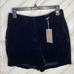 New With Tag. Black Shorts, Size 4, Velvet, Womens Shorts, Bra, Women Shopping, Beauty, Black, Color