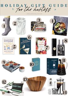 holiday gift guide for the hostess