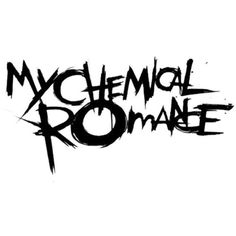 the title for my chemical romance, written in black ink on a white paper background