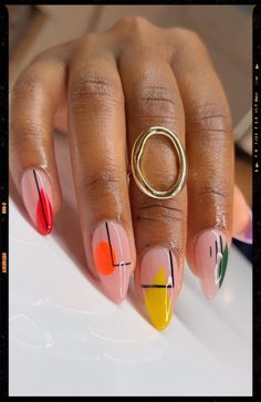 Easy Pride Nails, Pride Nail Art, Pride Nail, Pride Nails, Diy Acrylic Nails, Diy Techniques, Almond Nails Designs, Manicure Ideas, Glam Nails