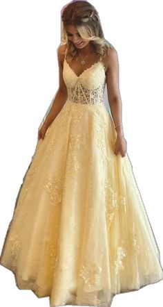 Prom Dress Yellow, Yellow Formal Dress, Lace Long Prom Dress, Dresses Yellow, Lace Wedding Dress With Sleeves, Prom Dresses Long Mermaid, Backless Evening Dress, Prom Dresses Yellow, Prom Dresses Two Piece