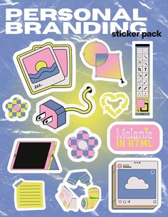 the sticker pack contains many different items