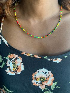 Colorful and single color chokers, just choose the color you like best. Trendy Festival Beaded Chain Choker, Summer Multicolor Jewelry With Black Beads, Multicolor Jewelry With Black Beads For Summer, Beaded Choker Necklace For Festivals, Trendy Round Beads Choker For Festivals, Trendy Handmade Beads Choker, Trendy Summer Round Beads Choker, Trendy Festival Beaded Choker Necklace, Trendy Adjustable Beads Choker