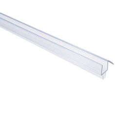 an image of a clear plastic shelf for the wall or ceiling, on white background