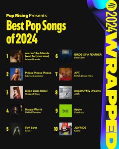 the best pop songs of 2012 are available for purchase on itunes and spotify music