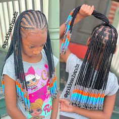 Fulani Braids On Kids, Kid Fulani Braids, Back To School Braids Black Kids, Braid Designs For Kids, Hairstyles For 4th Graders, Hair Styles Braids For Kids, Hairstyles For Black, Fulani Braids For Kids, Kids Braids Hairstyles Black