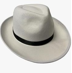 Gangsters never looked cooler then they will in these white (with black band) felt gangster fedora hats. Perfect for Halloween, cosplay, theme parties, 1980's styles, watch parties, theatrical productions and so much more! One size fits most adults and teens. Other 1920's costumes and accessories are sold separately on our page – subject to availability. Gangster Costumes, 1920s Costume, 1980 Fashion, Fedora Hats, Theme Parties, Watch Party, Fedora Hat, Halloween Cosplay, Costume Accessories