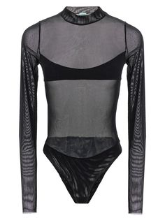 Body en tulle transparent, col haut, manches longues et fermeture de bouton.Pas après dixCorps en tulleFidèle à la taille Sheer Fitted Bodysuit For Fall, Fitted Sheer Bodysuit For Fall, High Neck Sheer Bodysuit For Party, Long Sleeve Mesh Bodysuit For Night Out, Fall Bodysuit With Sheer Sleeves For Night Out, Summer Long Sleeve Mesh Bodysuit, Sheer Mesh Long Sleeve Bodysuit, Mesh Bodysuit With Mesh Sleeves For Night Out, Stretch Mesh Long Sleeve Bodysuit