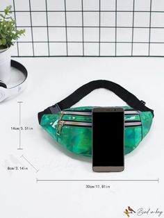 BirdinBag - Holographic Zipper Waist Bag Brazilian Carnival, Dumpling Bag, Adjustable Bag, Bum Bag, Bag Style, Waist Pack, Bird In Bag, Chest Bag, Waist Bag