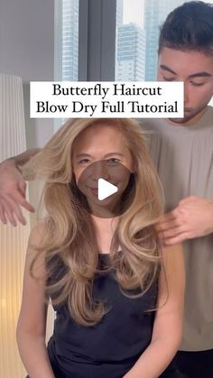 Gilad | Hair Video Education on Instagram: "Butterfly Haircut Blow Dry Tutorial 🦋Watch the full video to learn how to blow dry your layers for bouncy results.  Let me know what else you’d like to learn!   Products : @kenraprofessional Blow Dry Spray + Nitro Memory Creme *this combo is perfect for bouncy touchable finish!   #hairstyletutorial #butterflycut #blowdrytutorial #beautytutorial #beautytutorials #haireducation #nychairstylist #hairvideos #hairstyles #blowdryhair #90sblowout #voluminoushair #hairtutorials #hairtutorial #howtobeauty #longlayers #butterflyhaircut" Simple Blow Dry Hairstyles, Blow Dry Butterfly Haircut, Refresh Blowout Hair, Blow Dry Tutorial Videos, Blow Drying Layered Hair, How To Blow Dry Long Layered Hair, Bouncy Blow Dry Wedding Hair, How To Blow Dry Butterfly Haircut, Layered Hair Styling Tutorial