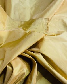 NEW Lady Lisa 100% Silk Taffeta Fabric Solid Icy Yellow Gold - Fancy Styles Fabric Pierre Frey Lee Jofa Brunschwig & Fils Wide Photo, Rainbow Ribbon, Taffeta Fabric, Tartan Fabric, Pistachio Green, Check Fabric, Purple Plaid, Silk Taffeta, Gold Fabric