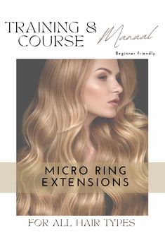 Unlock the Secrets to Perfect Hair Extensions with Our Comprehensive eBook! Are you ready to transform your hairstyling skills and offer your clients the stunning, natural-looking extensions they've always dreamed of? Our expertly crafted eBook, "Master the Art of Micro Ring Extensions," is here to guide you through every step of the process, whether you're a seasoned stylist or a complete beginner. Why Choose Our eBook? Expert Knowledge: Written by a professional with years of experience in the Micro Ring Extensions, Extension Training, Hair Secrets, Training Courses, Perfect Hair, Hair Hacks, Hair Extensions, Hair Stylist, Beauty Book