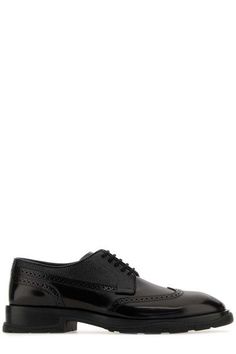 1000 ALEXANDER MCQUEEN LEATHER & RAFFIA BROQUE DETAIL SHOES Shoe Crafts, Alexander Mcqueen Men, Leather Cap, Shoes For Men, Leather Jewelry, Lanvin, Lace Up Shoes, Mens Shoes Sneakers, Leather And Lace