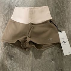 New Never Work High Waist Alo Short. Please Feel Free To Ask Any Question Fitted Beige Activewear For Summer, Fitted Beige Summer Activewear, Alo Yoga Functional Short Activewear, Sporty Fitted Khaki Activewear, Fitted Khaki Sporty Activewear, Alo Yoga Sporty Summer Shorts, Sporty Alo Yoga Athletic Shorts For Gym, Sporty Fitted Beige Activewear, Alo Yoga Casual Bottoms For Training