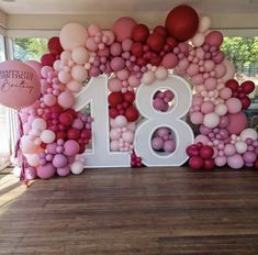 40th Birthday Balloons, 18th Birthday Party Themes, 18th Birthday Decorations, 1st Birthday Girl Decorations, Birthday Room Decorations, 21st Birthday Decorations, Birthday Ideas For Her, Bday Party Theme, Girl Birthday Decorations