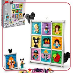 the mickey mouse and friends lego set is shown