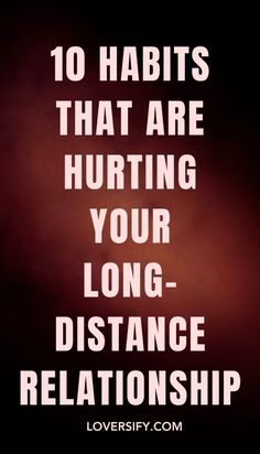 Long-distance relationships can be tough, and these 10 habits may be unknowingly putting your connection at risk. From lack of communication to unrealistic expectations, it's essential to recognize what could be hurting your bond. Take action now to strengthen your relationship, even from afar.  #LongDistanceLove #RelationshipAdvice #HealthyRelationships #LoveFromAfar #CommunicationInLove #RelationshipGoals #DistanceDoesntMatter #RelationshipTips #LoveGrowth #LongDistanceStruggles Lack Of Communication, Trust In Relationships, Distance Relationships, Building Trust