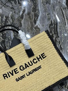 Description S.L Rive Gauche Tote Bag In Raffia For Women 18.9in/48cm YSL 685742GAAAG2099 Rep 1:1 Size: 48 x 36 x 16cm / 18.9 x 14.2 x 6.3 inches (Length x Height x Width ) Snap button Handle: double Big compartment Magnetic snap closure Include dust bag. This product is of the best quality. Yves Saint Laurent Bags, Rive Gauche, Evening Clutch Bag, Saint Laurent Bag, Peta, Contact Us, Yves Saint Laurent, Paper Bag, Saint Laurent