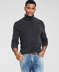 in stock Turtleneck Crewneck, Polo Design, Turtleneck Style, Sweaters For Men, Mens Cashmere, Men's Sweaters, Club Room, Cashmere Turtleneck, Mens Big And Tall