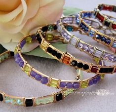 Tutorial Beginner Bangle Bracelet Wire Wrap Tutorial Back to the Beginning, Instant Download PDF Fil Crystal Bracelets Tutorial, The Bangles, Bijoux Fil Aluminium, Wire Jewelry Tutorial, Jewerly Making, Wire Wrapped Bracelet, Diy Wire Jewelry, Wire Work Jewelry, Work Jewelry