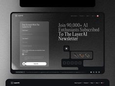 the website is designed to look like it has an ad for newsetter on it