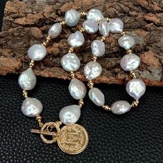 Top Rated Freshwater White Coin Pearl Necklace Charm Pendant For Women Fashion Jewelry, Jewelry Coin Pearl Jewelry, Coin Pearl Necklace, Pearl Charm Necklace, Pearl Clasp, Pendant For Women, Coin Pearls, Necklace Charm, Fashion Jewelry Necklaces, Top Rated