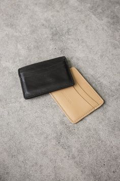 Meet the ultra-slim, LUXE version of our double-sided genuine leather Cardholder wallet in Black. With waste reduction in mind, our cardholders are made from the offcuts of the premium genuine leather of our bags. Made card friendly and compact to easily slide inside any of our signature leather bags as well as the Wedge Wallet, make the most of this timeless accessory made with love by our Mexican artisan friends. Minimalist Leather Card Holder With Rfid Blocking, Minimalist Black Leather Card Holder, Small Leather Accessories, Cardholder Wallet, Waste Reduction, Female Owned Business, Leather Cardholder, Leather Products, Leather Conditioner