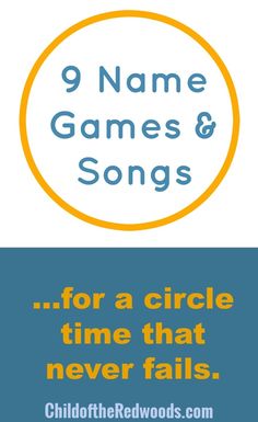 the 9 name games and songs for a circle time that never falls