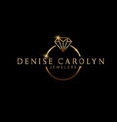 the logo for a jewelery business called denise carolyn jewellers, which has been