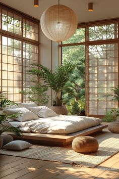 Japandi Bedroom Ideas, Japandi Bedroom, Japanese Bedroom, Japandi Interiors, Japanese Home Design, Modern Luxury Bedroom, Japanese Interior, Stylish Bedroom, Luxurious Bedrooms