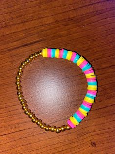 cute trendy bracelet Preppy Inspo, Trendy Bracelet, Trendy Bracelets, Clay Bracelet, Half And Half, Clay Bead, Bracelet Ideas, Clay Beads, Bead Bracelet