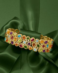 A best seller = the best gift 🎁 Style: 962008 Luxury Multicolor Bracelets For Formal Occasions, Luxury Multicolor Formal Bracelets, Luxury Multicolor Multi-stone Bracelets, Luxury Multicolor Gemstone Bracelets, Luxury Multicolor Multi-stone Gemstones, Luxury Multicolor Gemstones With Accents, Luxury Multicolor Jeweled Bracelets, Luxury Gemstone Bracelets For Party, Peridot Birthstone