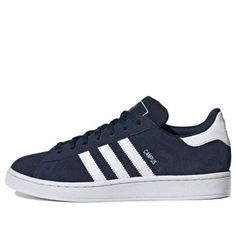 Navy Campus 00s, Adidas Casual Navy Sneakers, Sporty Navy Adidas Sneakers, Sporty Navy Sneakers For Skateboarding, Navy Sporty Skate Shoes For Streetwear, Navy Sporty Skate Shoes For Sports, Navy Sporty Skate Shoes, Navy Casual Sneakers For Skateboarding, Navy Casual Skate Shoes For Streetwear