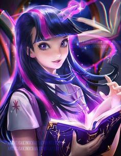 twilight sparkle (term 19 reward) | Sakimi Chan on Patreon Sakimichan Art, Princesas Disney Anime, My Little Pony Wallpaper, Karakter Disney