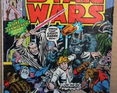 the cover to star wars comic book