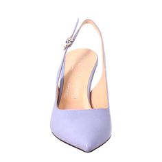 Women's décolleté in wisteria-colored leather

Heel height 9cm

Soft leather lining

Padded insole

Leather sole

Made in Italy

Composition:
 Upper: 100% Leather
 Lining: 100% Leather
 Bottom: 100% Leather
 Insole: 100% Leather Feminine Leather Heels With Reinforced Heel, Feminine Leather Heels With Heel Strap, Lavender Heels For Spring Evening, Lavender Evening Heels For Spring, Purple Block Heel Shoes With Heel Strap, Purple Block Heels With Heel Strap, Chic Purple Ankle Strap Heels, Lavender Round Toe Heels For Evening, Chic Purple Block Heel Heels