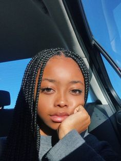 Black Box Braids, Box Braid Hair, Cute Box Braids, Medium Box Braids, Big Box Braids, Skai Jackson, Jumbo Box Braids