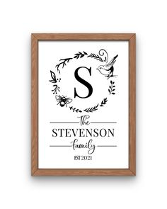 👀 PLEASE READ THE ITEM DESCRIPTION PRIOR TO PLACING YOUR ORDER  Included in this listing: 1 x Monogram wreath Family last name wall art 🎁 This personalized family name wall art is a great idea for a housewarming/realtor gift. It's a lovely home decor idea to celebrate your first home or any home you currently live in.  PLEASE NOTE: ❥ This item does not include picture frames.   ❥ You will need to send one (1) picture for this wall art after you have placed your order. I will send you a dropbox link to upload/drag & drop your preferred picture. ❥  Our prints are produced on high-quality 265gsm pro photo satin/oyster paper. ❥ This order will include 1 wall art. ❥ This item is available as a physical copy and delivered via Royal Mail. Last Name Established Sign, X Monogram, Name Established Sign, Custom Housewarming Gift, Monogram Wall Art, Established Sign, Name Wall Art, Monogram Wreath, Realtor Gifts