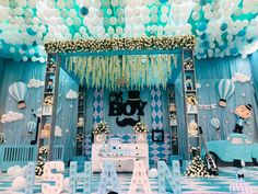 Mundan Ceremony Decoration, Mundan Ceremony, Summer Birthday Party Decorations, 1st Birthday Decorations Boy, Cradle Decoration, Birthday Party Halls, 1st Birthday Boy Themes, Prince Birthday Theme, Naming Ceremony Decoration