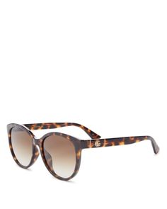 Gucci Women's Round Sunglasses, 56mm Gucci Brown Tinted Sunglasses, Gucci Brown Polarized Sunglasses, Classic Brown Gucci Sunglasses, Modern Brown Gucci Cat Eye Sunglasses, Gucci Brown Cat Eye Sunglasses With Tinted Lenses, Casual Brown Gucci Sunglasses, Classic Gucci Tortoiseshell Sunglasses, Luxury Gucci Tortoiseshell Sunglasses, Round Sunglasses Women