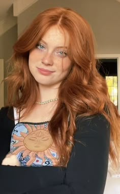 Dark Honey Red Hair, Red Hair With Fair Skin, Natural Looking Ginger Hair, Ginger Hair Pale Skin Blue Eyes, Ginger Hair Styles Natural Redhead, Scotlyn Ryan, Red Head Curtain Bangs, Types Of Ginger Hair, Hot Ginger Hair