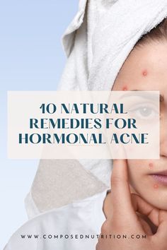 Not sure which natural remedies can improve hormonal acne? In this post you’ll learn which whole foods and supplements can aid in improving hormonal acne and cyclical skin issues. Check out more acne remedies and hormone hacks at composednutrition.com. Remedies For Hormonal Acne, Hormone Hacks, Remedies For Back Acne, Causes Of Acne, Back Acne Remedies, Balance Diet