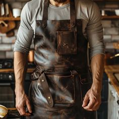 Leather Aprons For Men, Workwear Men, Leather Work Apron, Grilling Aprons For Men Leather, Mens Cooking Apron, Leather Shop Apron, Mens Apron, Canvas And Leather Apron, Salon Aprons