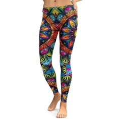 Nice 'n Colorful Our Mandala Collection has been designed with the yogi in mind. In a rainbow of color the geometric configuration of the mandala evolves. Unique and fun these leggings are 100% handmade, squat proof, super soft and comfy. A rainbow of blue, red, yellow, orange, purple and green, the Gearbunch Colorful Mandala Leggings are perfect for yoga, the gym or as your everyday everywhere pant. Be Happy, Be Bright, Be You with Gearbunch Multicolor Stretch Athleisure Yoga Pants, Multicolor Stretch Yoga Pants, Multicolor Stretch Bottoms For Yoga, Multicolor Casual Yoga Pants For Pilates, Multicolor Athleisure Yoga Pants For Pilates, Casual Multicolor Yoga Pants For Pilates, Casual Multicolor Leggings For Pilates, Multicolor Stretch Yoga Pants For Pilates, Multicolor Athleisure Yoga Pants