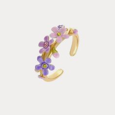 Forget-Me-Not Flowers Ring – Selenichast