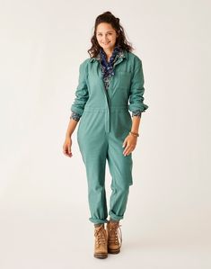 Suit up with the Bedford, it knows how to party. Organic cotton, front scoop pockets and adjustable waist tabs seal the deal. Wear this relaxed, straight leg jumpsuit fit cuffed or uncuffed to show its raw hem. T This product runs slightly small. If you want a relaxed fit, size up. If you want slim fit, order your regular size. Cotton Jumpsuits With Side Pockets For Loungewear, Cotton Overalls With Side Pockets For Loungewear, Fall Utility Jumpsuits And Rompers With Relaxed Fit, Utility Cotton Jumpsuits And Rompers With Patch Pockets, Fall Workwear Overalls With Patch Pockets, Cotton Overalls With Slip Pockets For Workwear, Relaxed Fit Denim Jumpsuit With Pockets For Loungewear, Spring Workwear Overalls With Patch Pockets, Cotton Workwear Overalls With Slip Pockets