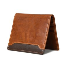 A sleek and practical accessory designed to streamline your everyday carry. Crafted with meticulous attention to detail, this card holder combines functionality with understated elegance, making it the perfect choice for both business and casual use. Handcrafted from full-grain buffalo leather, this card holder offers durability to withstand the rigors of daily life. The rich, warm hue adds a touch of timeless style to your ensemble, making it a versatile addition to your accessories collection. Modern Brown Wallets With Rfid Blocking, Modern Leather Card Holder With Interior Slots, Brown Rfid Blocking Card Holder For Business, Brown Wallet With Leather Lining For Everyday Carry, Elegant Leather Card Holder With Rfid Blocking, Modern Leather Card Holder For Business, Brown Leather Wallet For Everyday Carry, Brown Leather Lined Wallet For Everyday Carry, Modern Leather Business Card Holder